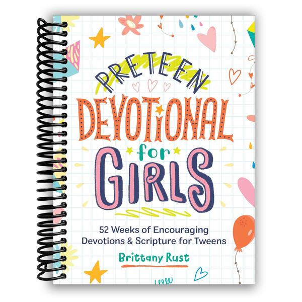 Lay it Flat Preteen Devotional for Girls: 52 Weeks of Encouraging Devotions and Scripture for Tweens (Spiral Bound)