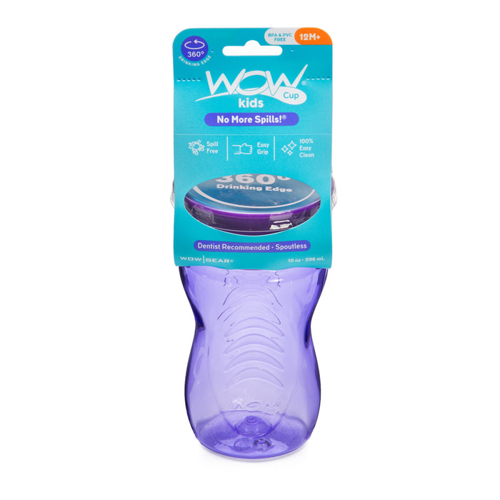 WOW CUP for Kids 360 Drinking Cup - Purple, 10 oz. /296 ml