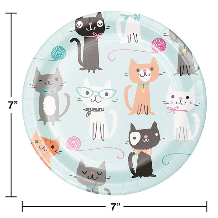 Party Decorations Purr-Fect Birthday Party Kit for 8 (48 Total Items)