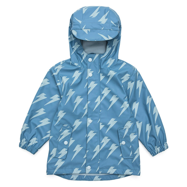 Snapper Rock Lightning Bolt Recycled Waterproof Raincoat