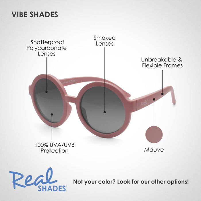 Real Shades Vibe Sunglasses in Mauve