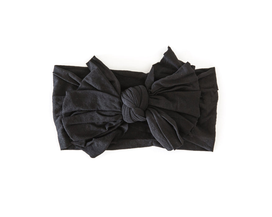 Reverie Threads Hot Mess Nylon Headband in Black