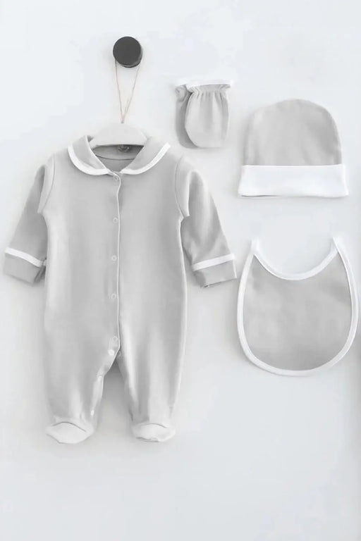 THA Dressing Ramsey Gray Newborn Coming Home Set (5 pcs)