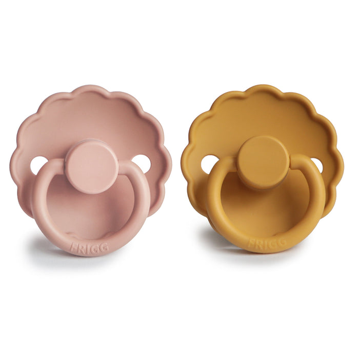 Mushie FRIGG Daisy Silicone Pacifier 2-Pack