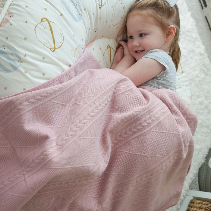 Goosewaddle® Rose Knit Blanket