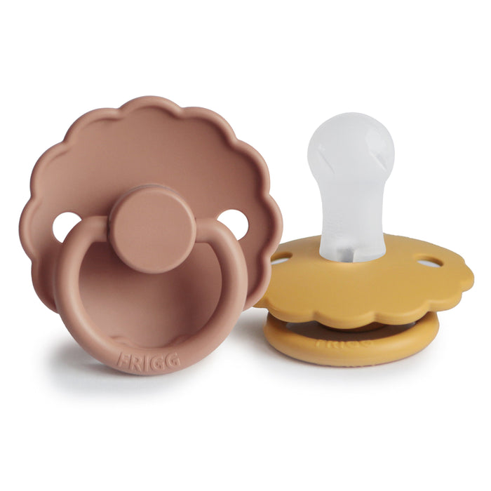 Mushie FRIGG Daisy Silicone Pacifier 2-Pack