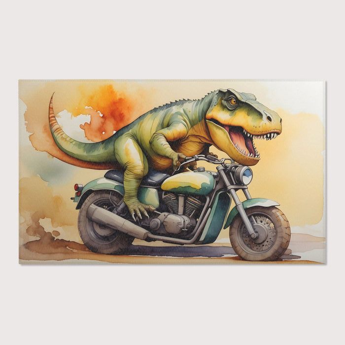 TeepeeJoy Nursery and Kids Dinosaur Area Rug - Roaring Rider Rex