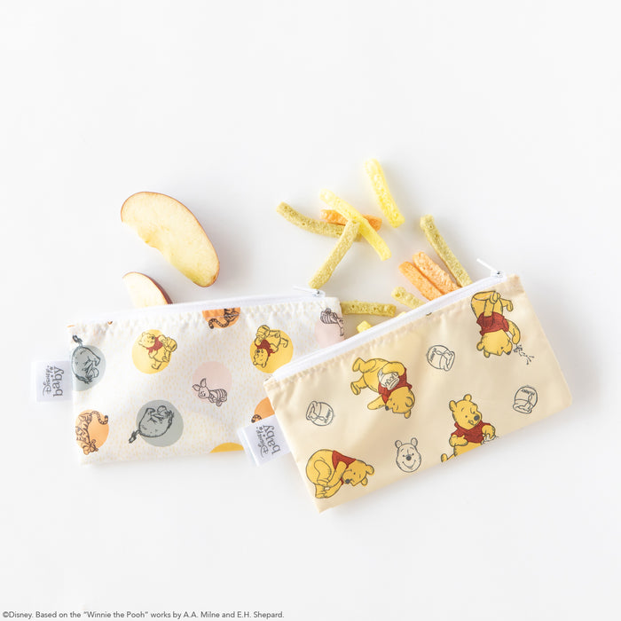 Bumkins Disney Reusable Snack Bag 3 Pk: Pooh Bear and Friends