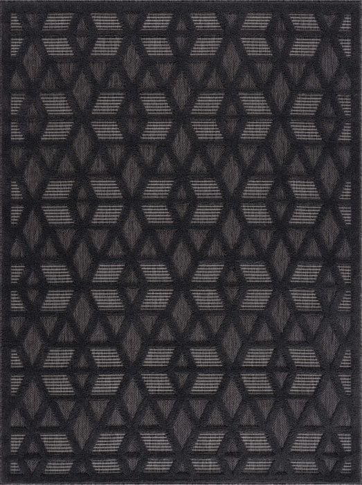 Hauteloom Nuri Black Outdoor Rug