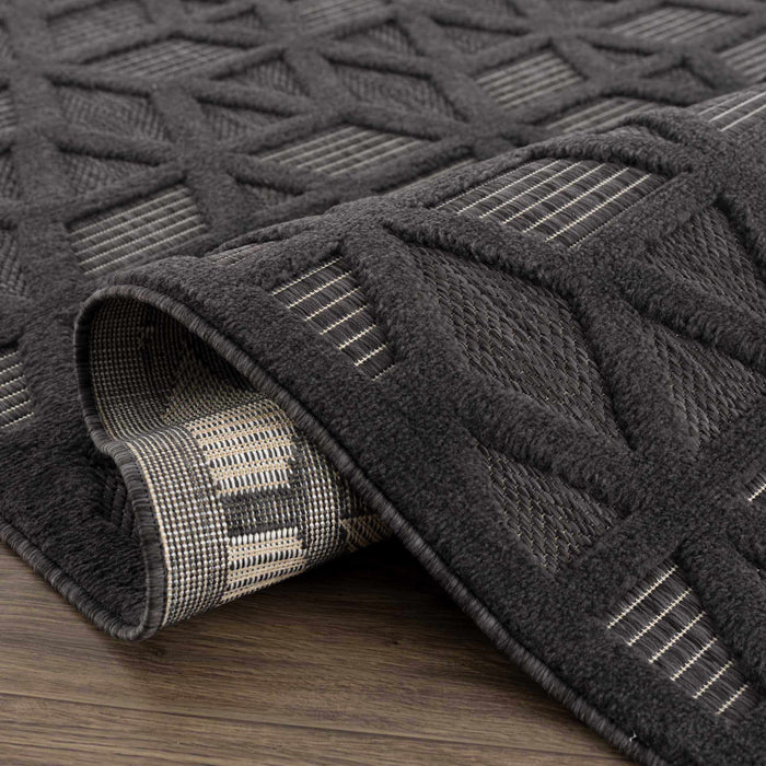 Hauteloom Nuri Black Outdoor Rug