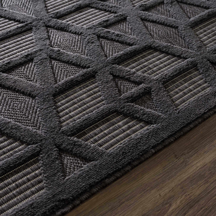 Hauteloom Nuri Black Outdoor Rug