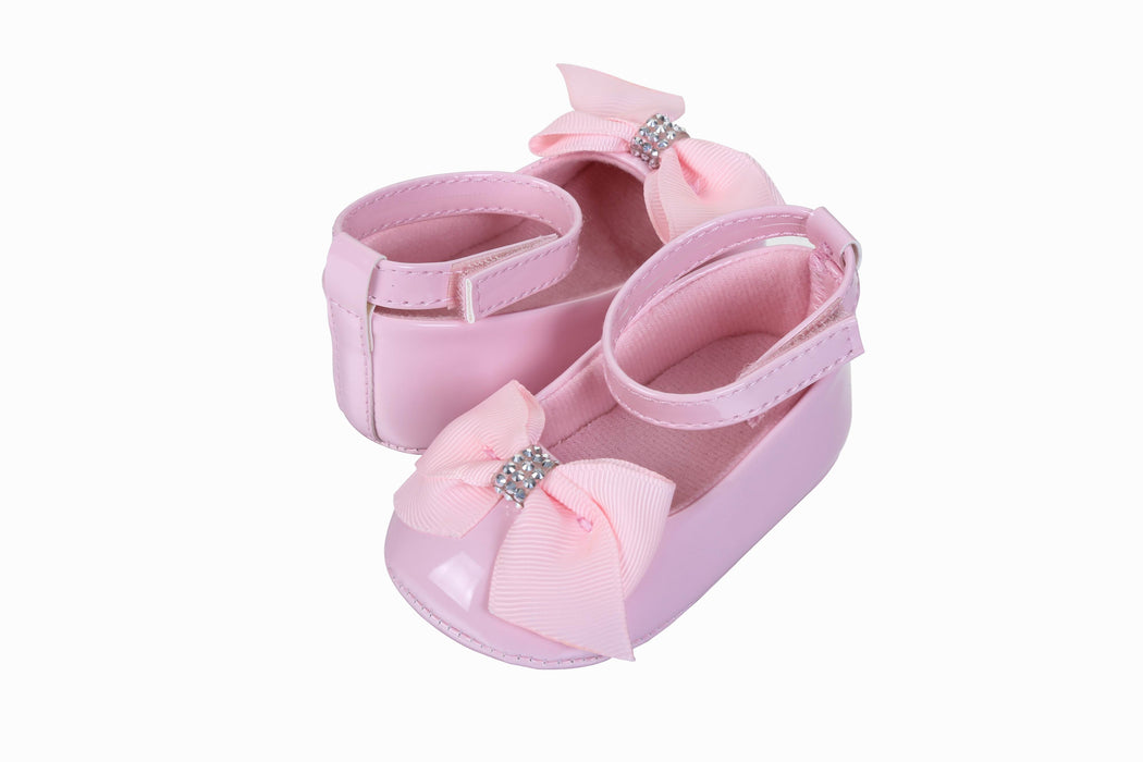 Stepping Stones Mary Jane Shoe with Ankle Strap in Pink