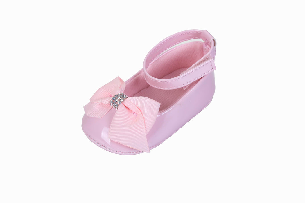 Stepping Stones Mary Jane Shoe with Ankle Strap in Pink