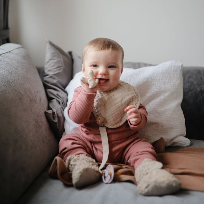 Mushie Lamb Figurine Teether