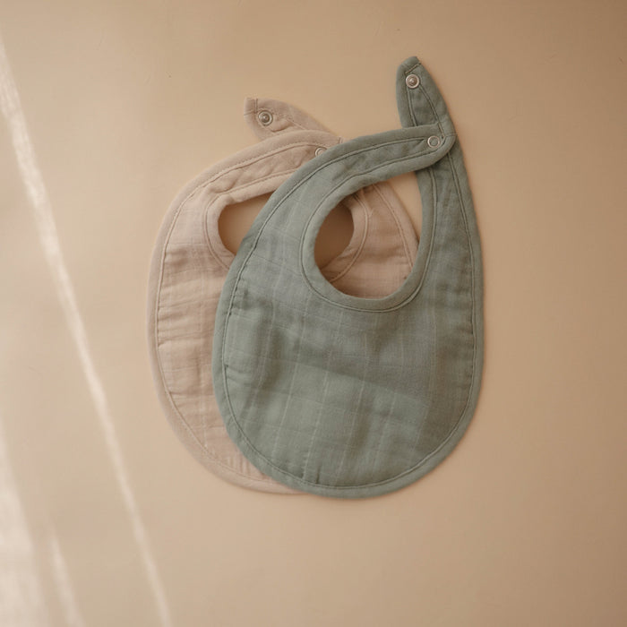 Mushie Muslin Bib 2-Pack