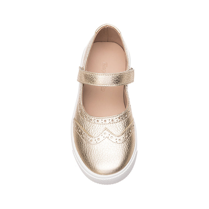 Elephantito Mary Jane Sneaker Gold