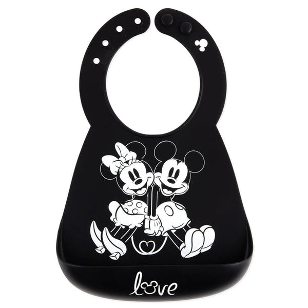 Bumkins Disney Silicone Bib: Mickey and Minnie Mouse