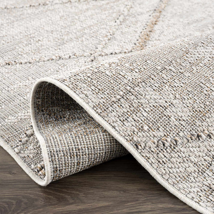 Hauteloom Baqer Bone & Tan Textured Performance Rug - Limited Edition