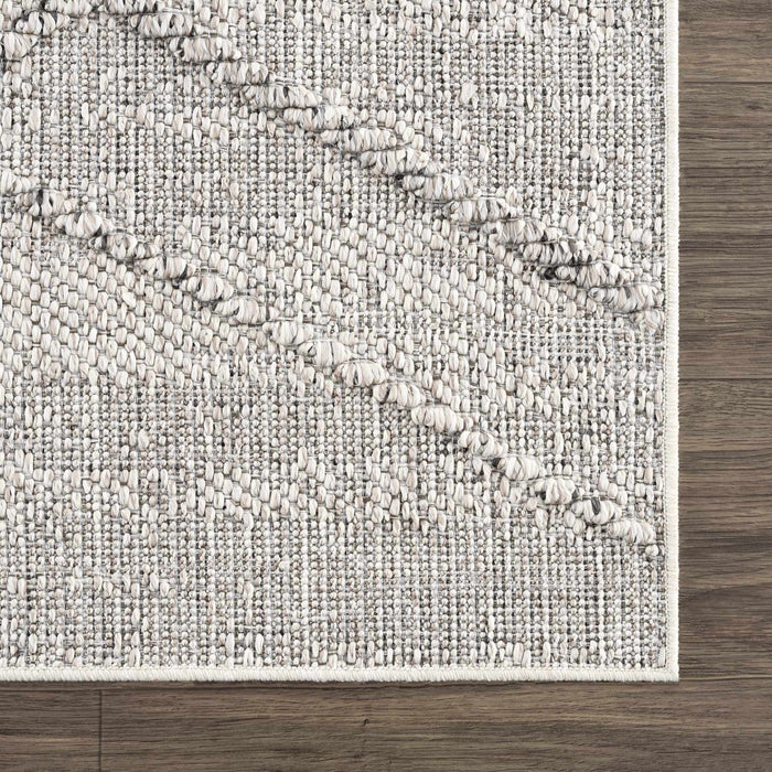 Hauteloom Baqer Bone & Taupe Textured Performance Rug - Limited Edition