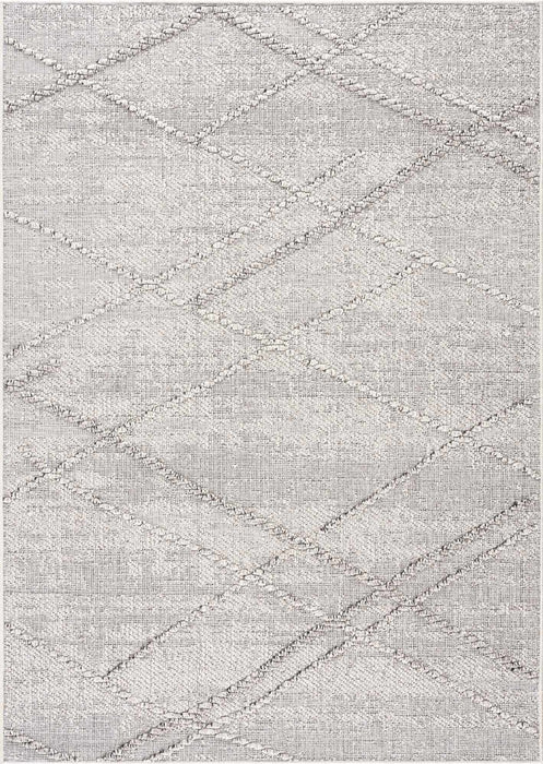 Hauteloom Baqer Bone & Taupe Textured Performance Rug - Limited Edition