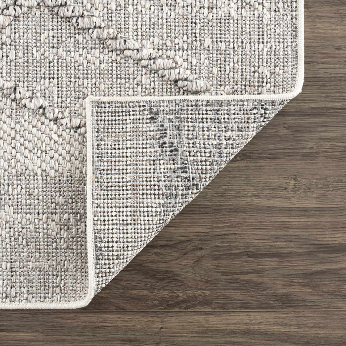 Hauteloom Baqer Bone & Taupe Textured Performance Rug - Limited Edition