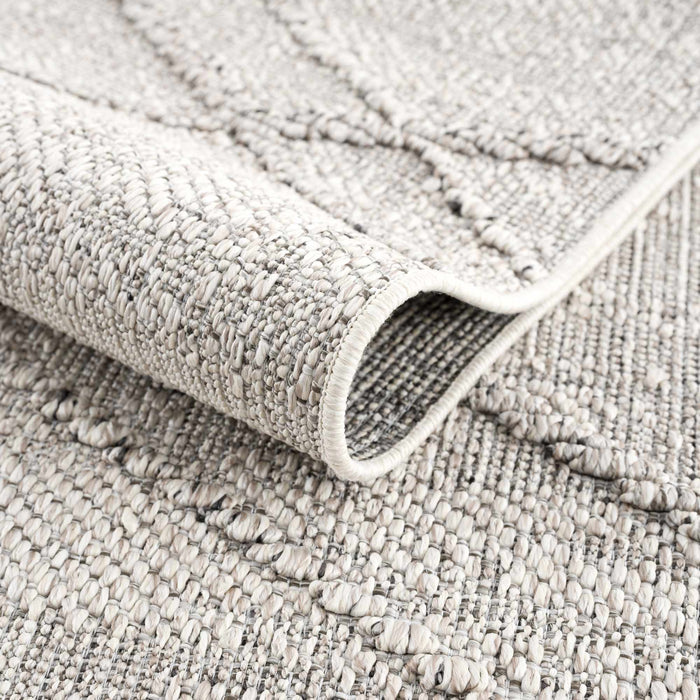 Hauteloom Baqer Bone & Taupe Textured Performance Rug - Limited Edition