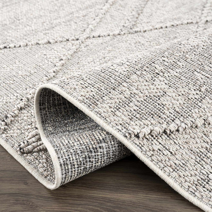 Hauteloom Baqer Bone & Taupe Textured Performance Rug - Limited Edition