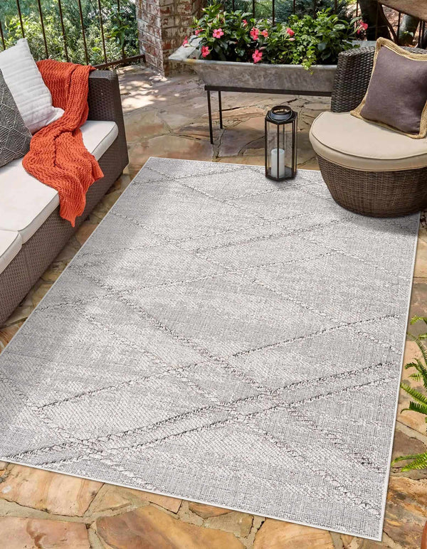 Hauteloom Baqer Bone & Taupe Textured Performance Rug - Limited Edition