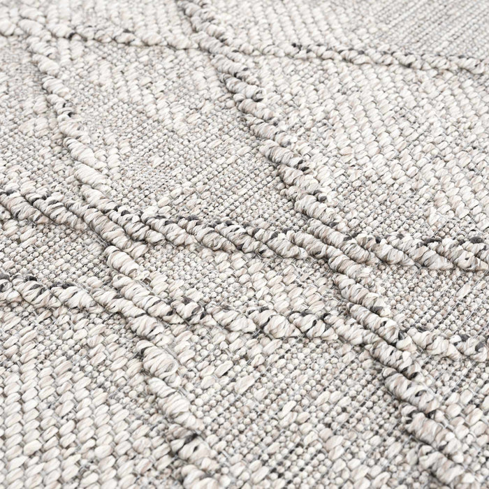 Hauteloom Baqer Bone & Taupe Textured Performance Rug - Limited Edition