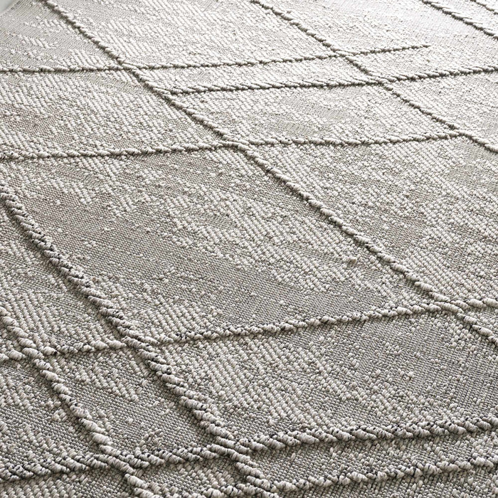 Hauteloom Baqer Bone & Taupe Textured Performance Rug - Limited Edition