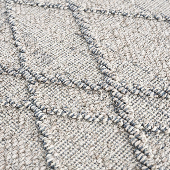 Hauteloom Baqer Taupe & Gray Textured Performance Rug - Limited Edition