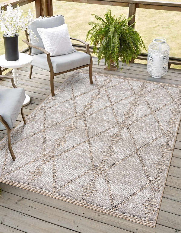 Hauteloom Nyla Bone & Tan Area Rug