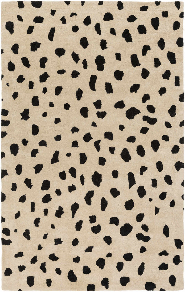 Hauteloom Guiseley Dalmatian Wool Area Rug