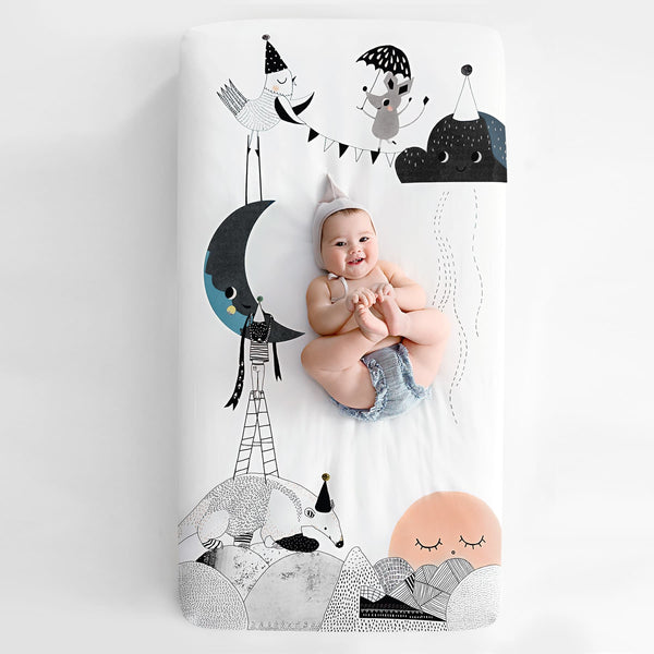 Rookie Humans The Moon's Birthday Standard Size Crib Sheet