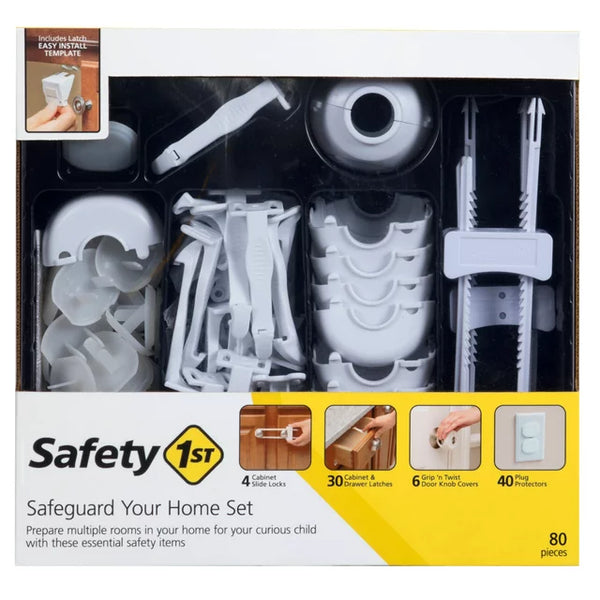 Safety 1ˢᵗ Home Safeguarding Set (80 pcs), White