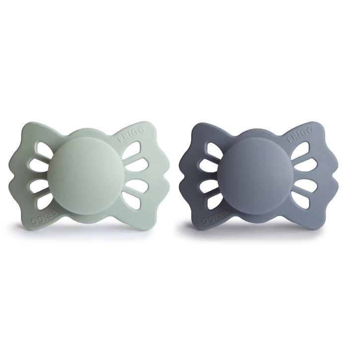 Mushie FRIGG Lucky Symmetrical Silicone Pacifier 2-Pack (0-6 Months)