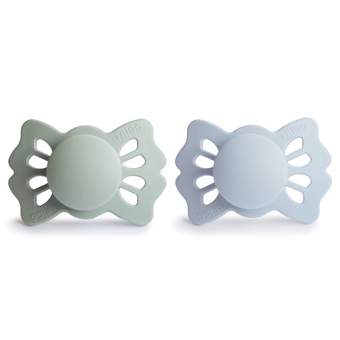 Mushie FRIGG Lucky Symmetrical Silicone Pacifier 2-Pack (0-6 Months)