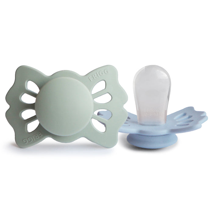 Mushie FRIGG Lucky Symmetrical Silicone Pacifier 2-Pack (0-6 Months)