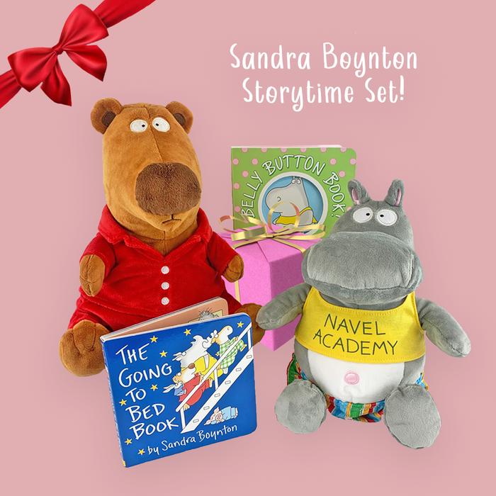 MerryMakers Sandra Boynton Storytime Set Plush Dolls & Books