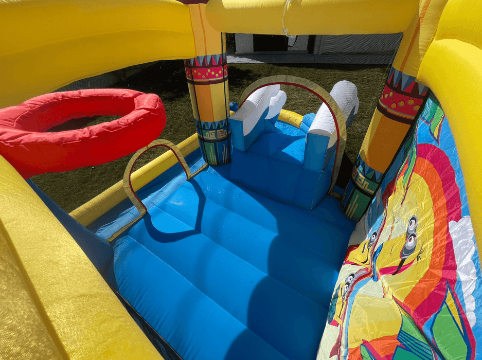 Funormous Minions Bounce House Water Slide with Pool