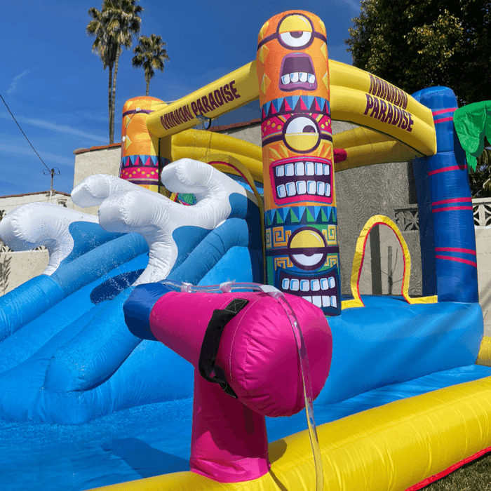 Funormous Minions Bounce House Water Slide with Pool