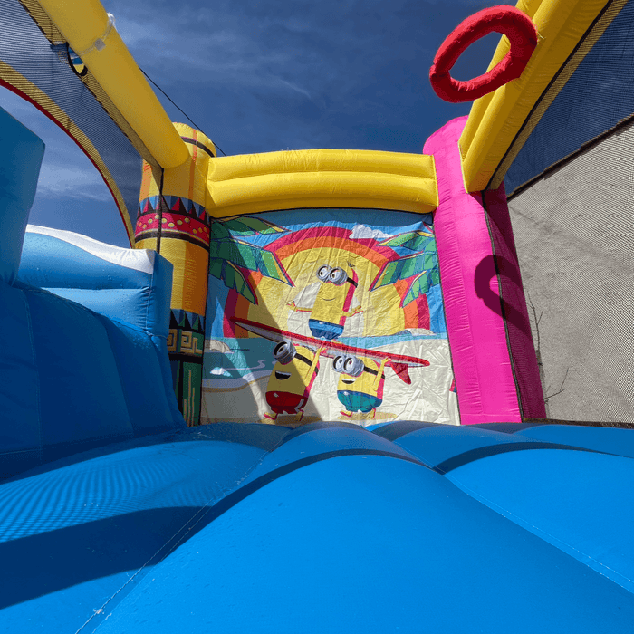 Funormous Minions Bounce House Water Slide with Pool