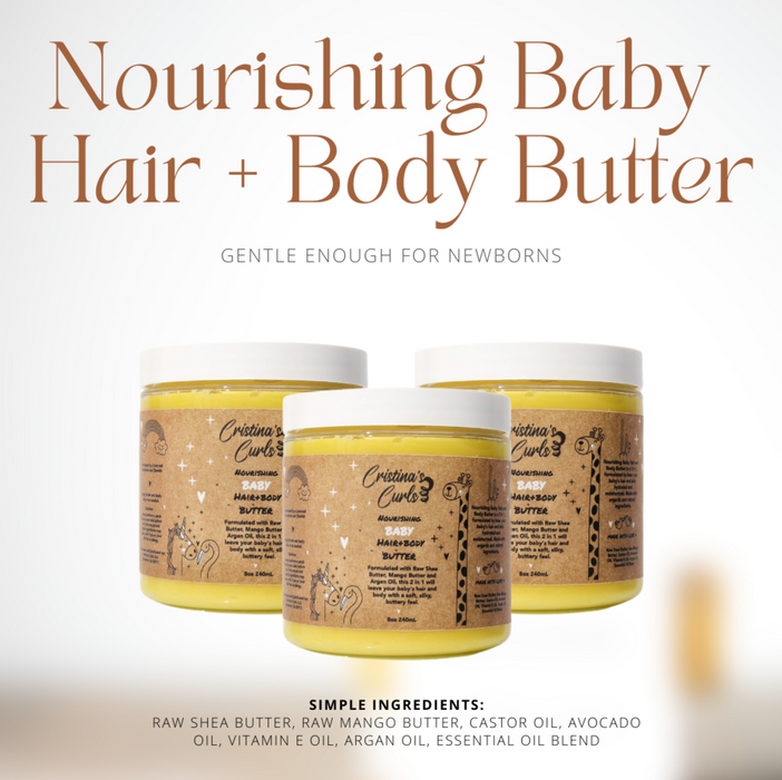 Cristina's Curls Nourishing Baby Hair + Body Butter