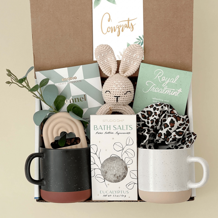 Happy Hygge Gifts New Parents Gift Box for New Mom