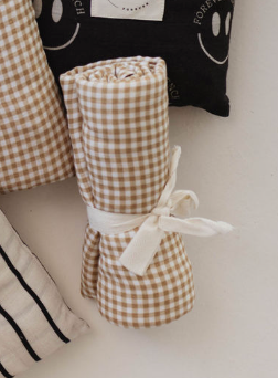 forever french Muslin Swaddle | Golden Gingham