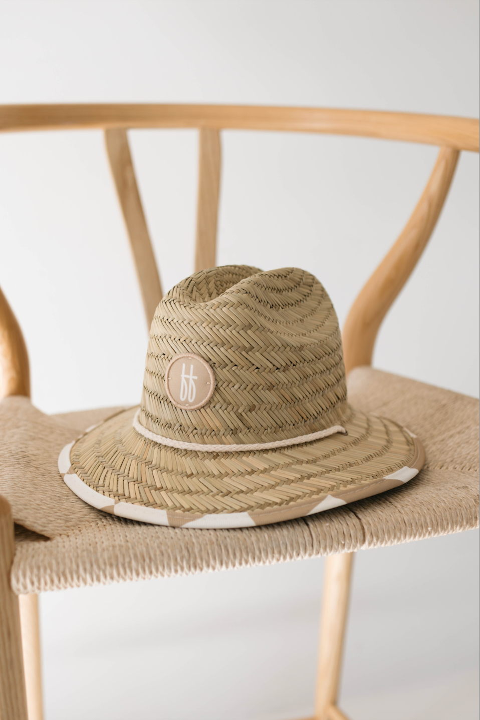 Forever French Baby Straw Sun Hat 