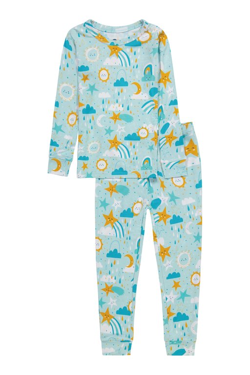 Bird & Bean Pajama Set -  Astro