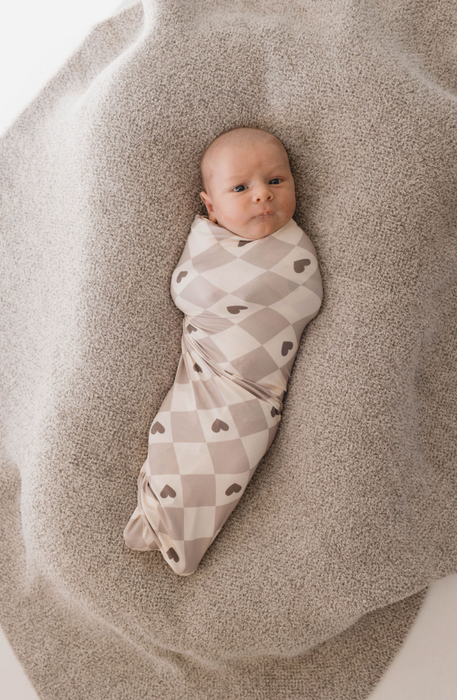 forever french Bamboo Swaddle | Check your Heart