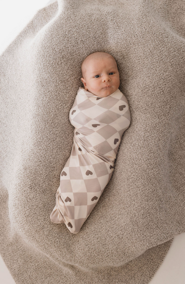 forever french Bamboo Swaddle | Check your Heart