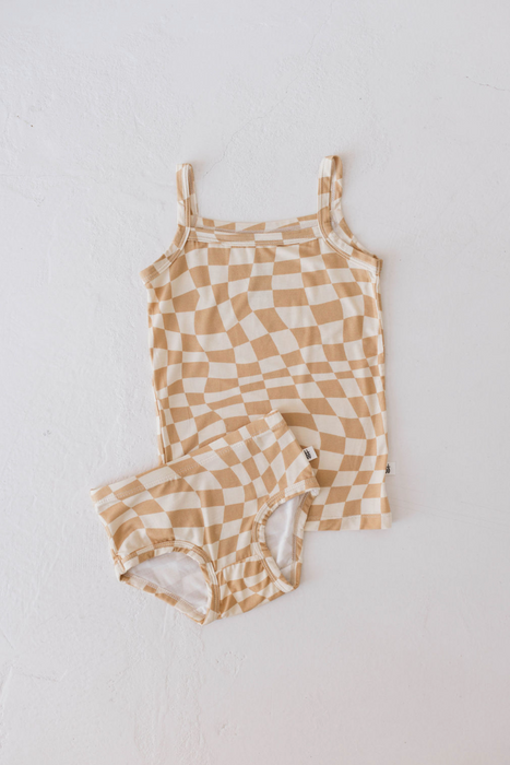 forever french 3 Pack Girl's Brief Bamboo Underwear |Gold Coast + Groovy Gingham + Summer Dreamin'